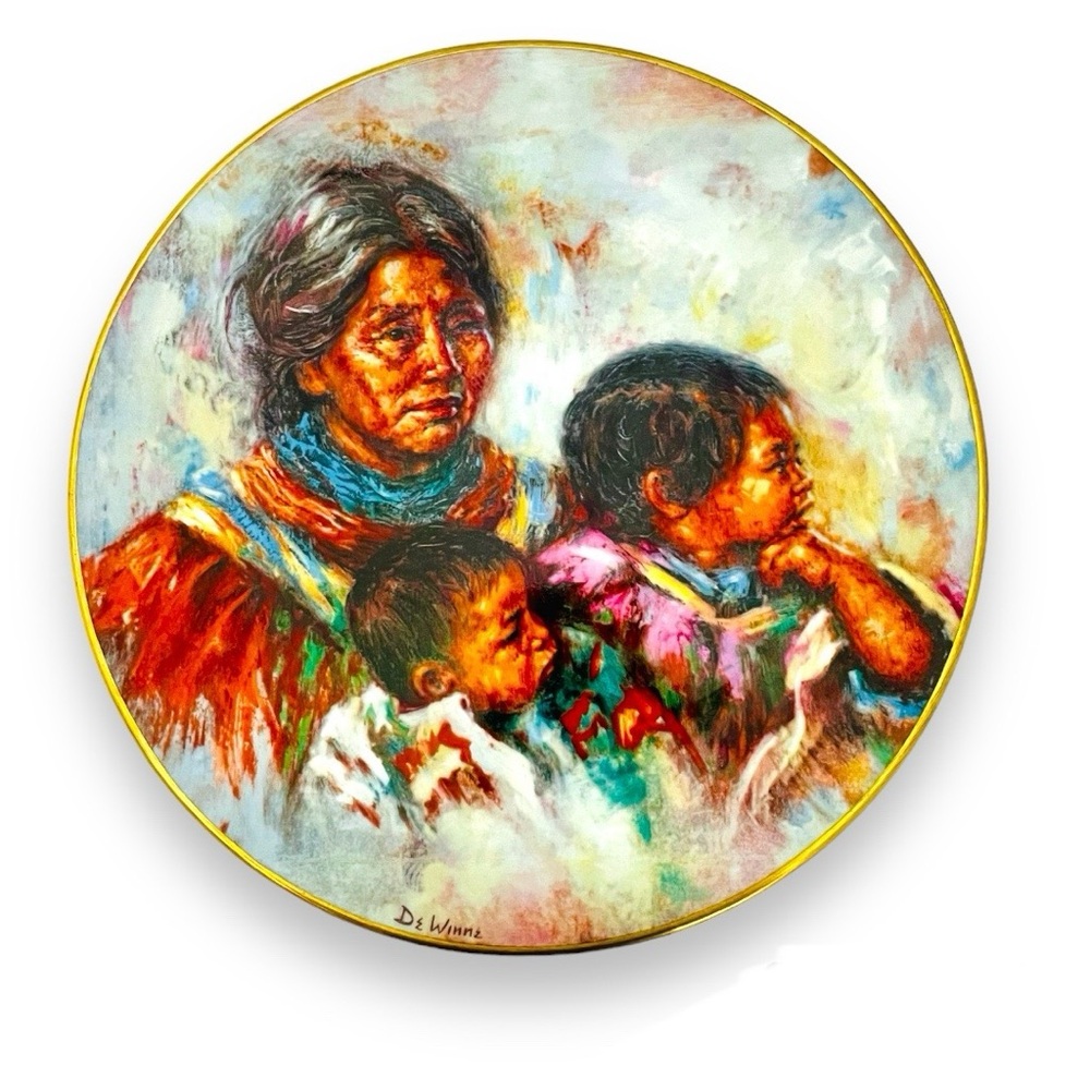 Rare Plate Royal Doulton Collector Plate Noble Heritage by L. De Winne Wall Art